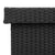 Garden Storage Box with Wheels Black 160x55x75 cm Poly Rattan