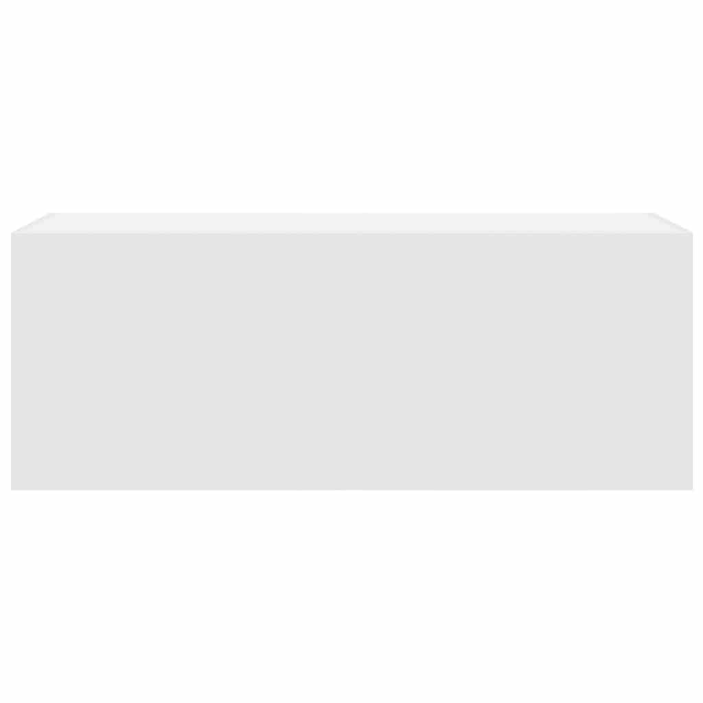 Bathroom Wall Cabinet White 80x25x40 cm Engineered Wood