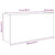 Bathroom Wall Cabinet White 80x25x40 cm Engineered Wood