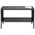 Garden Sofa 2-Seater with Cushions&Table Black Poly Rattan