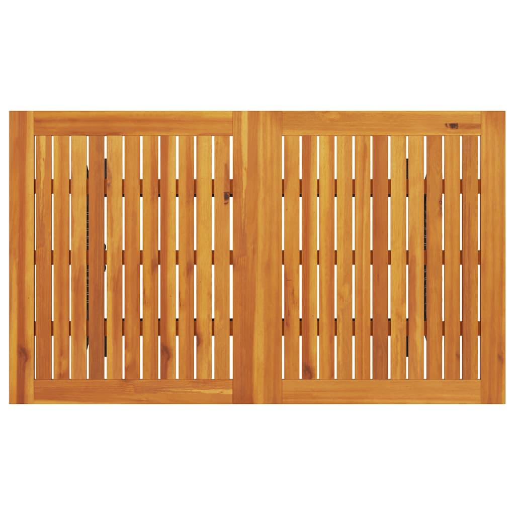 Garden Sofa 3-Seater with Cushions&Table Black Poly Rattan