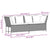 Garden Sofa with Cushions Brown Poly Rattan