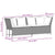Garden Sofa with Cushions Grey Poly Rattan