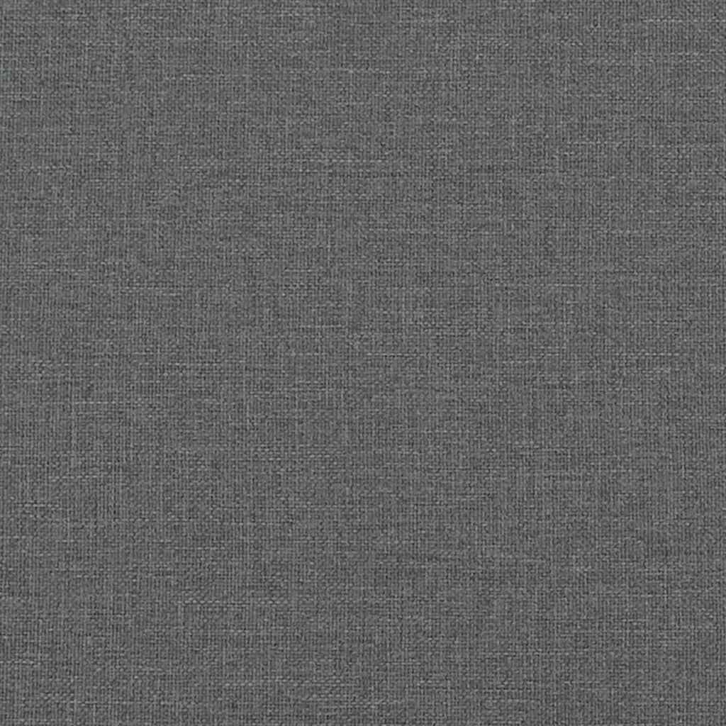 Modular Sofa Centre Module with Cushions Dark Grey 100 cm