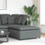 Modular Sofa Footstool Module Dark Grey 100x100x48 cm
