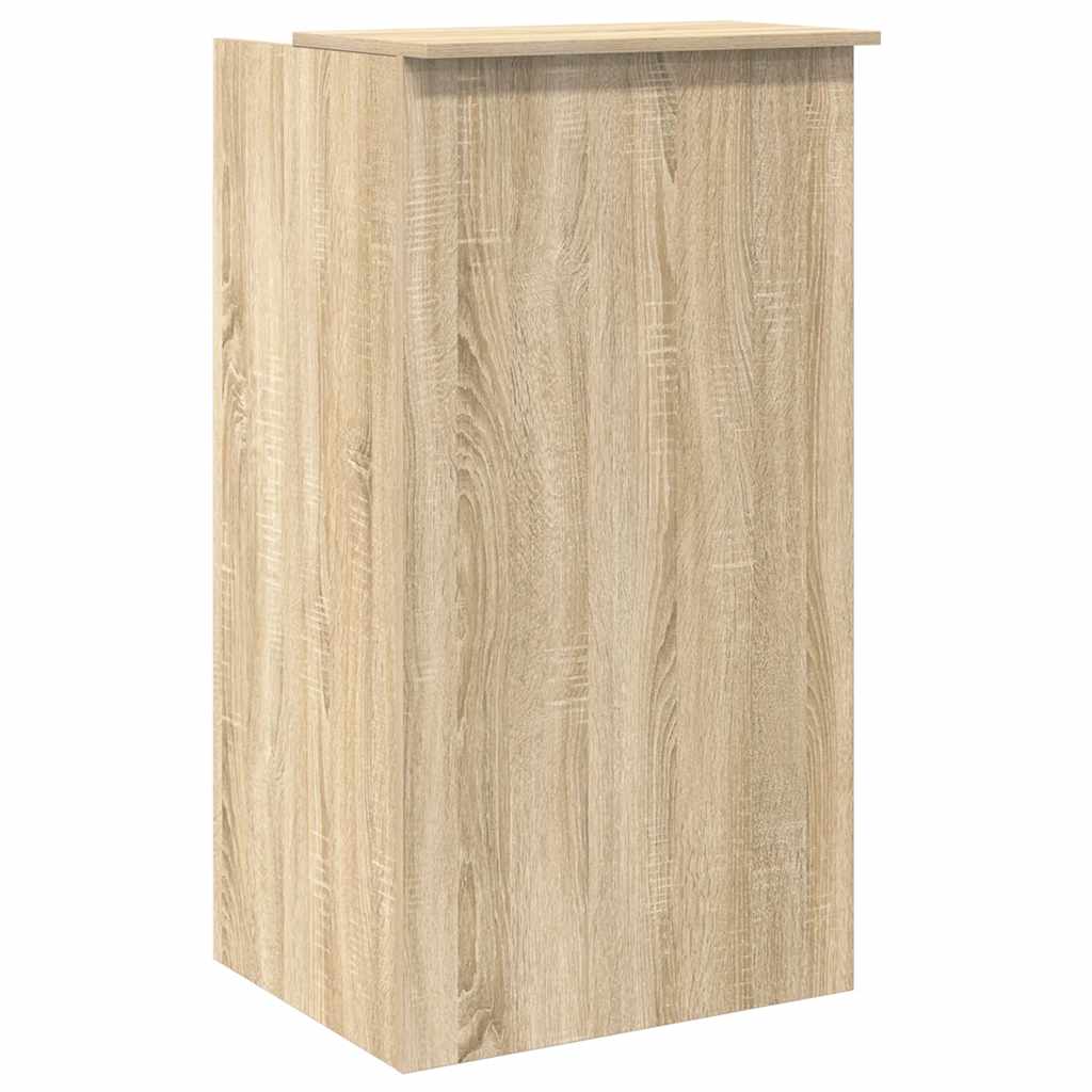 Reception Desk Sonoma Oak 55x50x103.5 cm Engineered Wood