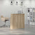 Reception Desk Sonoma Oak 100x50x103.5 cm Engineered Wood