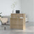 Reception Desk Sonoma Oak 100x50x103.5 cm Engineered Wood