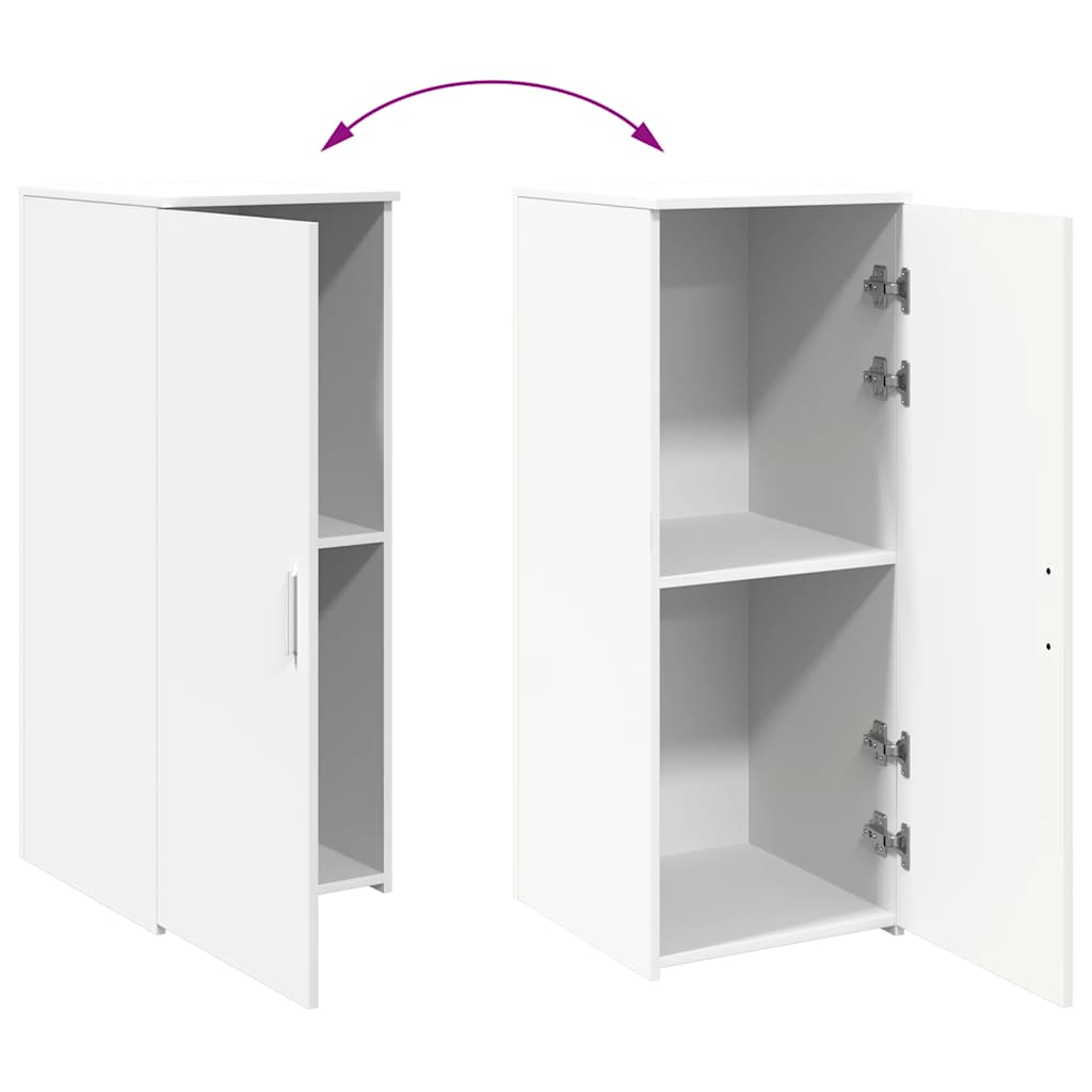 Storage Cabinet White 40x45x103.5 cm Engineered Wood