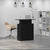 Reception Desk Black 100x40x104 cm Engineered Wood