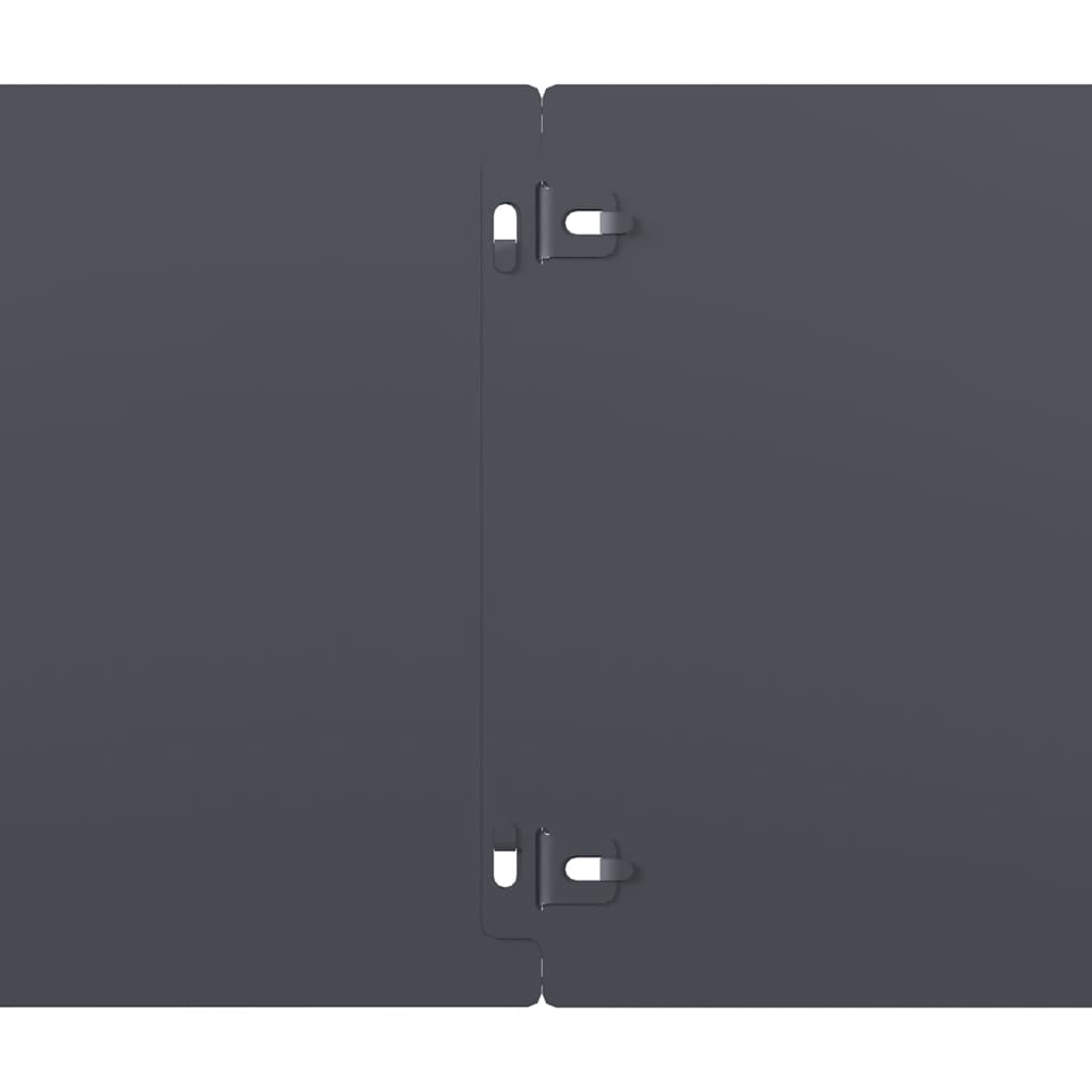 Lawn Edgings 30 pcs Anthracite 20x103 cm Cold-rolled Steel