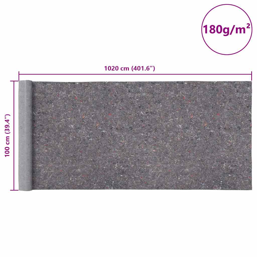 Non-slip Painter Fleeces 2 pcs 10 m 180 g/m² Grey