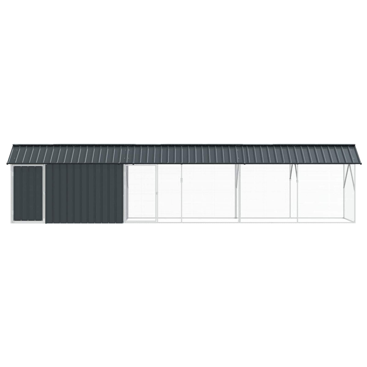Bird Cage Anthracite 630 x 103 x 142 cm Galvanised Steel