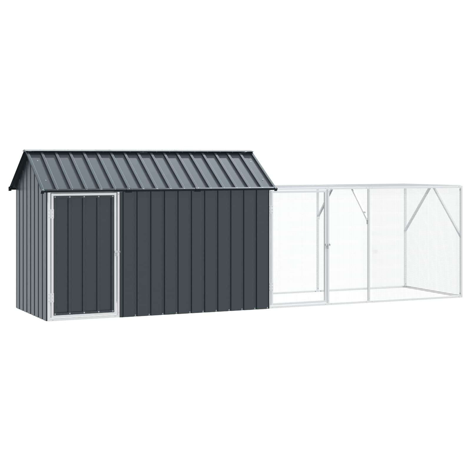 Bird Cage Anthracite 416,5 x 103 x 142 cm Galvanised Steel