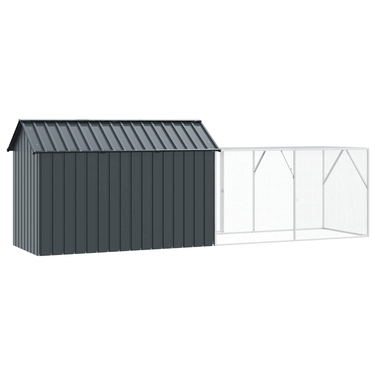 Bird Cage Anthracite 416,5 x 103 x 142 cm Galvanised Steel