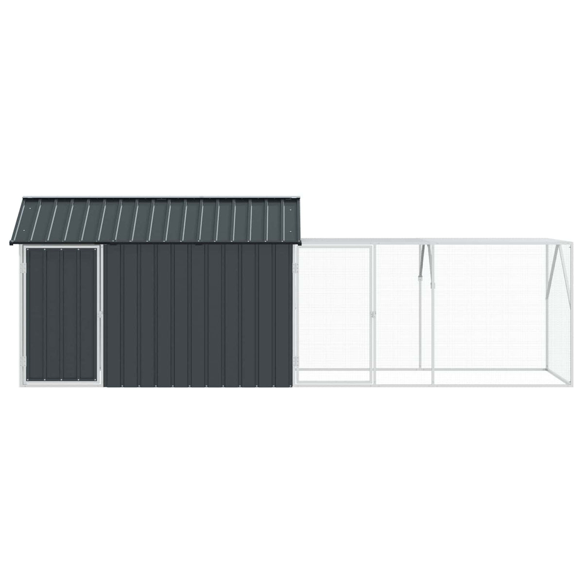 Bird Cage Anthracite 416,5 x 103 x 142 cm Galvanised Steel