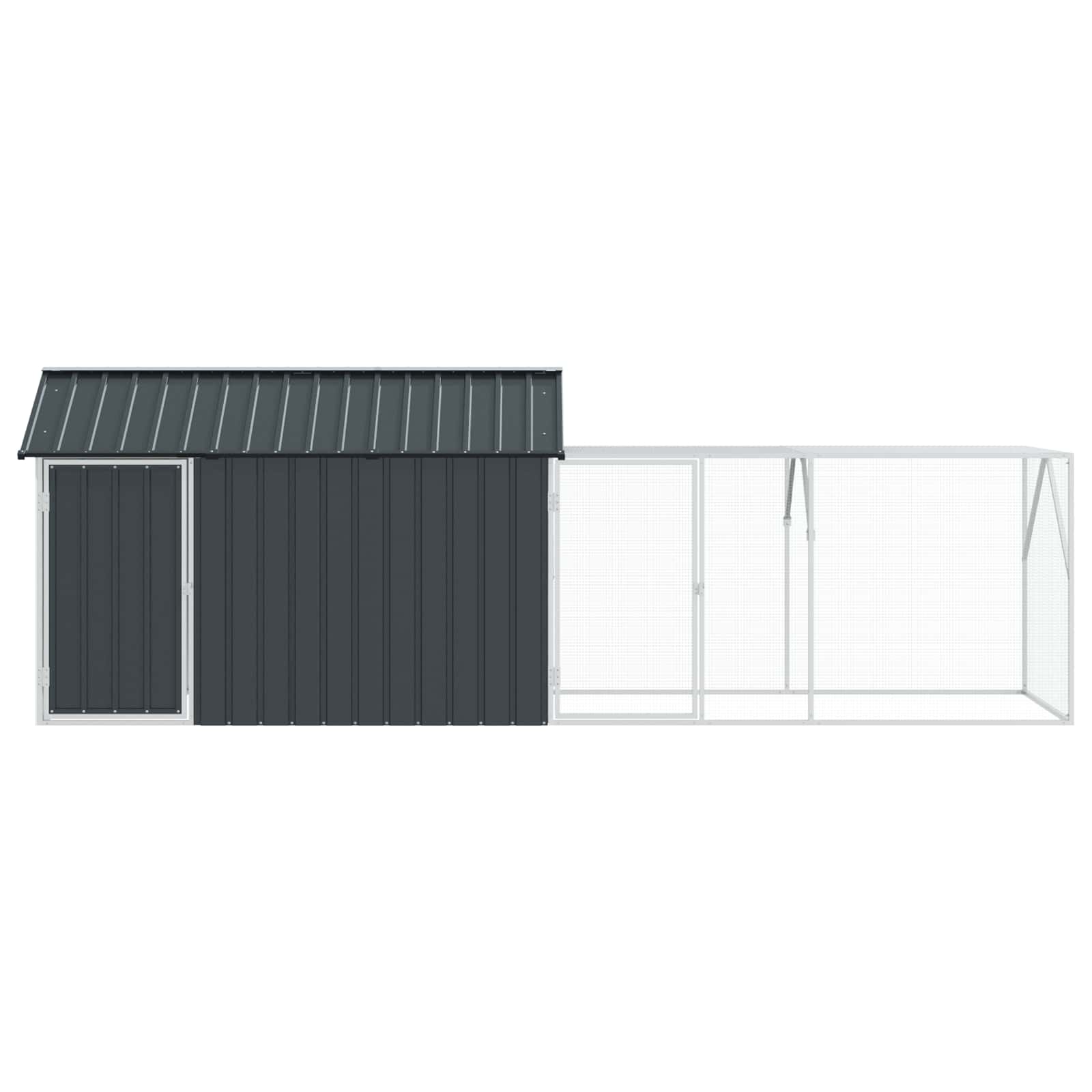 Bird Cage Anthracite 416,5 x 103 x 142 cm Galvanised Steel