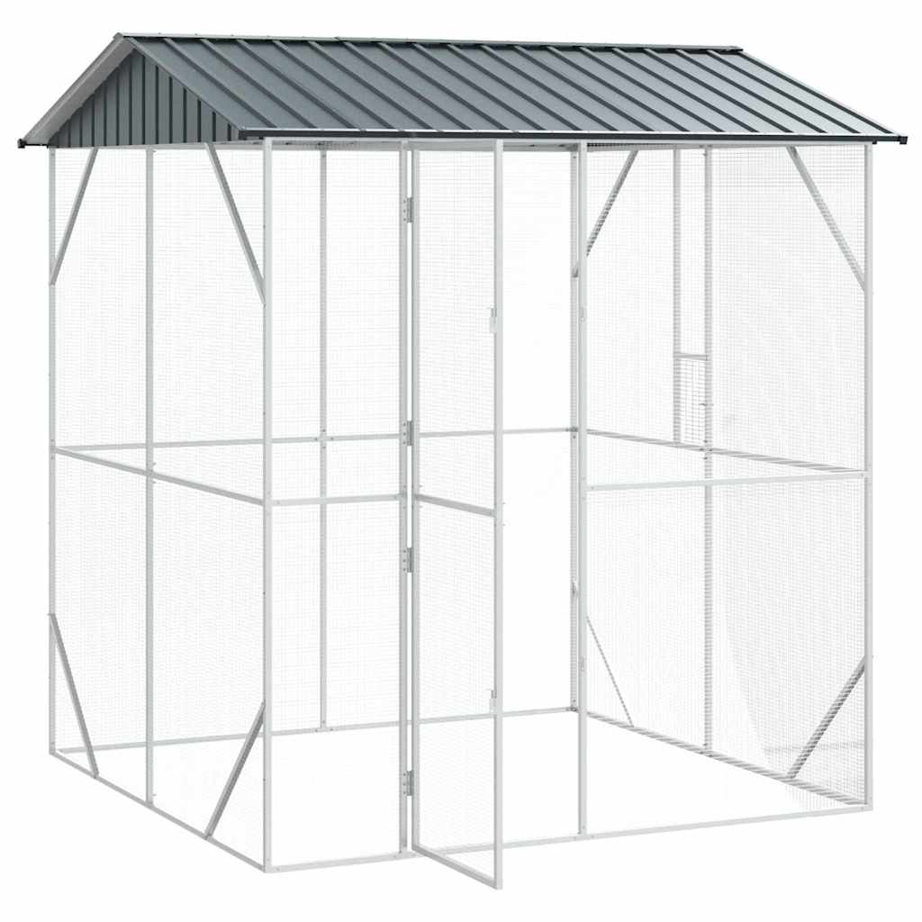 Bird Cage Anthracite 215 x 208 x 247 cm Galvanised steel