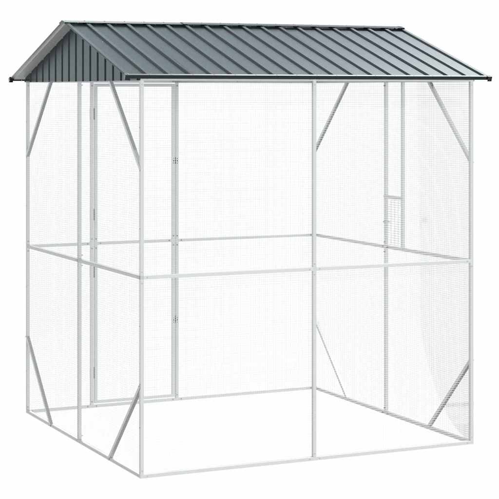 Bird Cage Anthracite 215 x 208 x 247 cm Galvanised steel