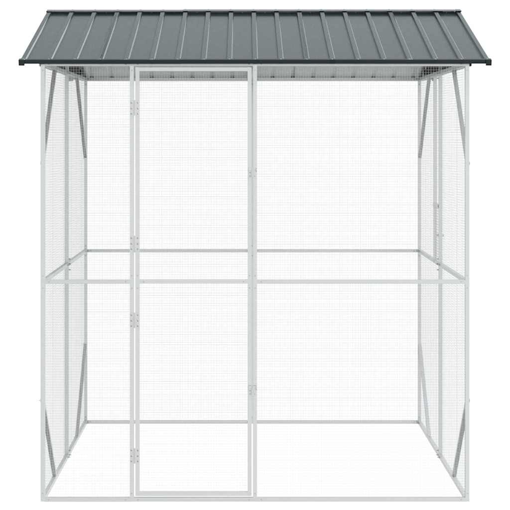 Bird Cage Anthracite 215 x 208 x 247 cm Galvanised steel