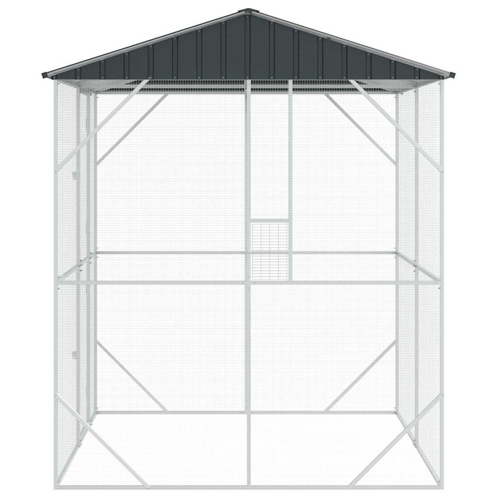 Bird Cage Anthracite 215 x 208 x 247 cm Galvanised steel