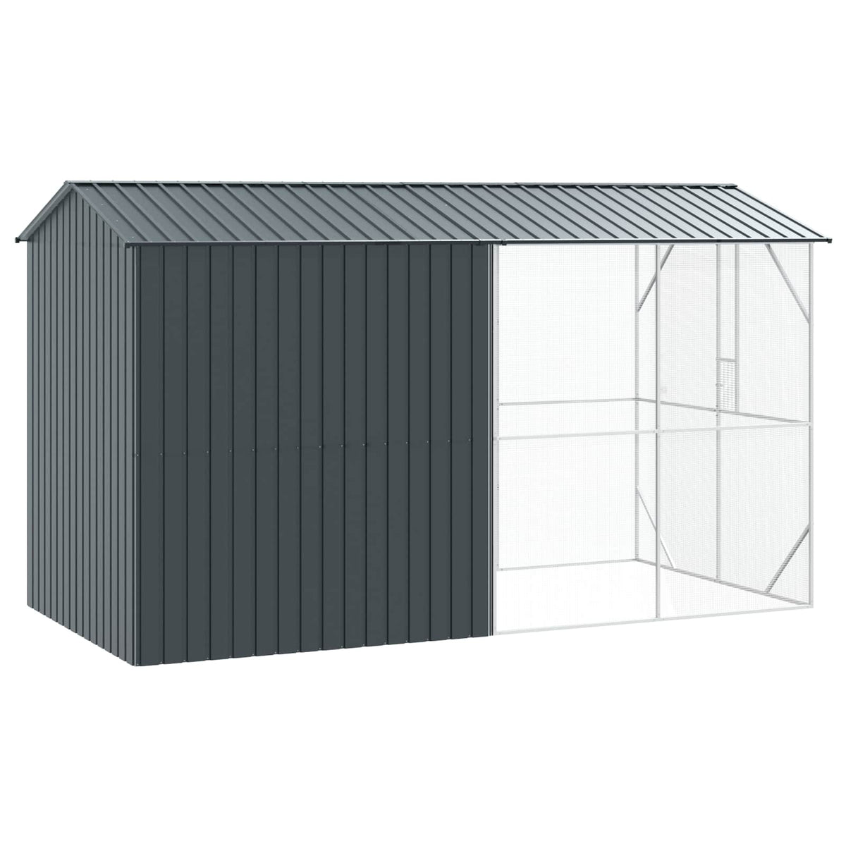Bird Cage Anthracite 430 x 208 x 247 cm Galvanised Steel