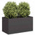 Planter Black 80x40x40 cm Cold-rolled Steel