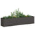 Planter Black 200x40x40 cm Cold-rolled Steel