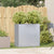 Planter 80x40x80 cm Galvanised Steel