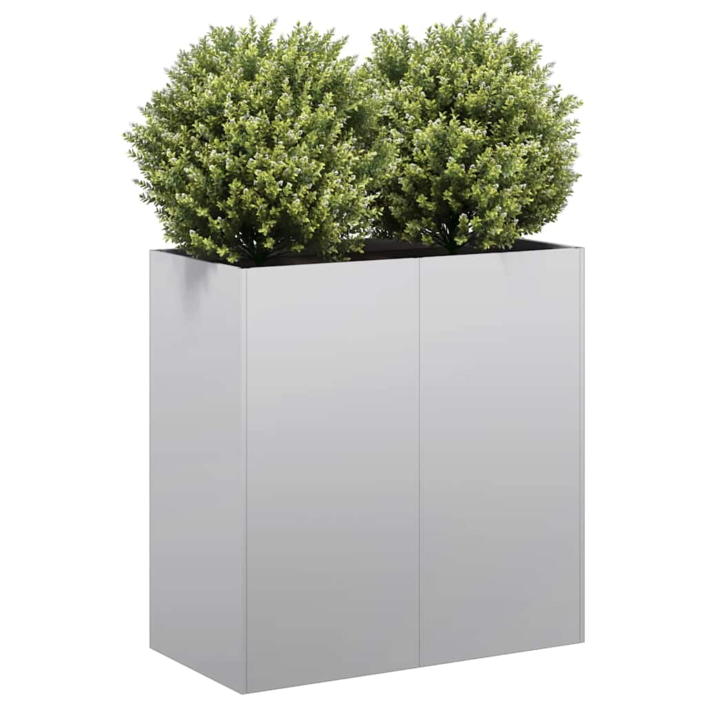 Planter 80x40x80 cm Galvanised Steel