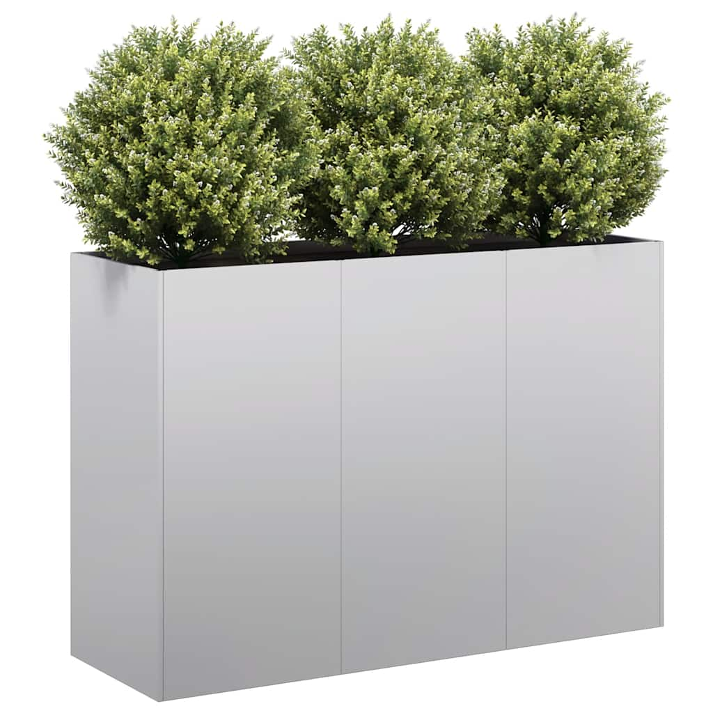 Planter 120x40x80 cm Galvanised Steel