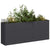 Planter Black 200x40x80 cm Cold-rolled Steel