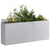 Planter 200x40x80 cm Galvanised Steel