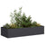 Planter Black 200x80x40 cm Steel