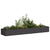 Planter Black 360x80x40 cm Steel