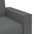 Sofa Set with Cushion 3 pcs Grey 220 x 78 x 84 cm Fabric