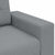 Sofa Set with Cushion with Pillow 3 pcs Grey Fabric