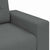 Sofa Set with Cushion with Pillow 3 pcs Grey Fabric