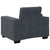 Sofa Set with Cushion 3 pcs Grey 221 x 78 x 80 cm Velvet