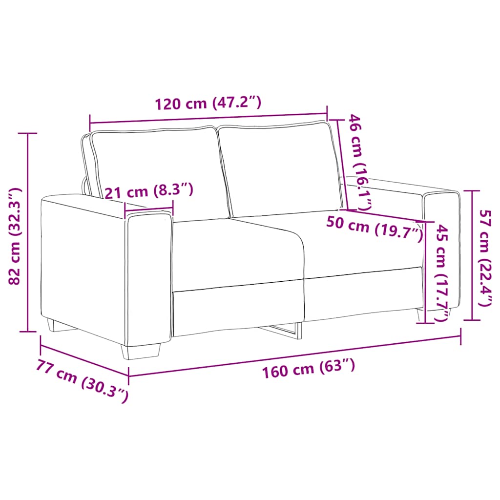 3 Piece Sofa Set with Cushions Black Fabric