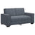 2 Piece Sofa Set with Cushions Dark Grey Velvet