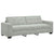 2 Piece Sofa Set with Cushions Light Grey Velvet