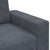 2 Piece Sofa Set with Cushions Dark Grey Velvet