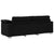 Sofa Set 2 pcs Black 219 x 77 x 82 cm Fabric
