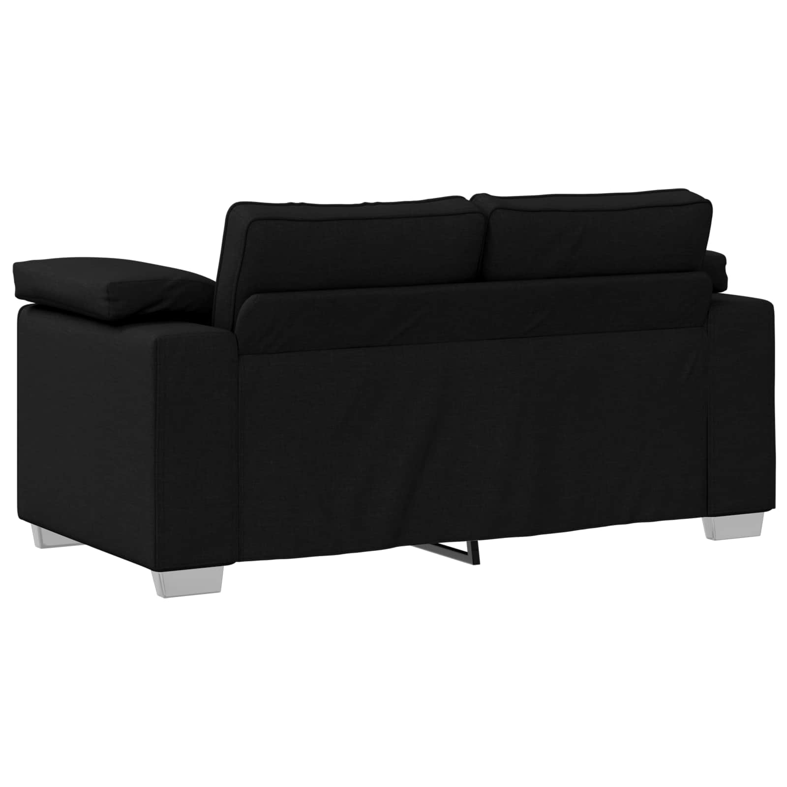 Sofa Set 2 pcs Black 219 x 77 x 82 cm Fabric