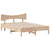 Bed Frame without Mattress 150x200 cm Solid Wood Pine