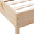 Bed Frame without Mattress 150x200 cm Solid Wood Pine