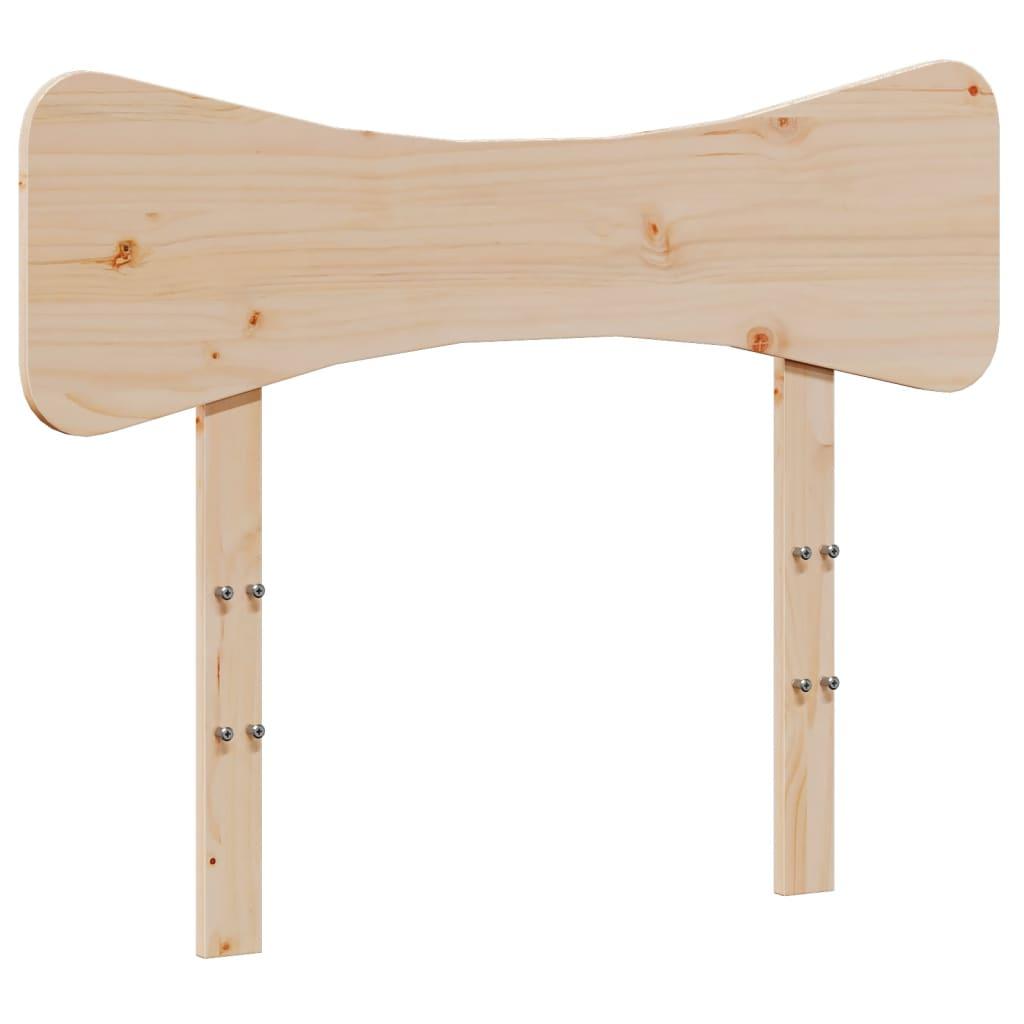 Bed Frame without Mattress 90x190 cm Solid Wood Pine