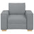 Sofa Chair Light Grey 60 cm Fabric