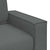 Sofa Chair Dark Grey 60 cm Fabric